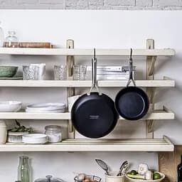 Набір сковорідок KitchenAid FHA 20/24/28 см з керамічним покриттям 3 предмети (CC005699-001) - мініатюра 8