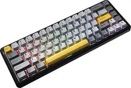 Клавіатура Ajazz AK680 MAX Magnetic switches Black Gray Yellow (AK680-M-BGY-AW) - мініатюра 2