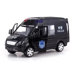 
Машина інерційна Поліцейський автомобіль світло звук гумові колеса відчиняються двері 139-4