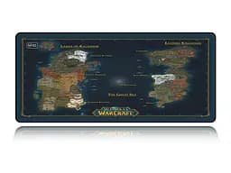 Великий килимок для мишки WorkPlaceShop Map WoW Azeroth 1000 x 400 мм
