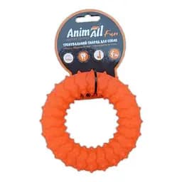Игрушка AnimAll Fun кольцо с оранжевым шипами 12 см.