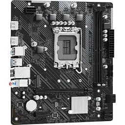 Материнська плата ASRock H610M-H2/M.2 (1700/H610, 2xDDR4, 1xPCIex16, 2xHDMI, 4xSATAІІІ, M.2, GLan, 7.1ch, mATX) - мініатюра 2