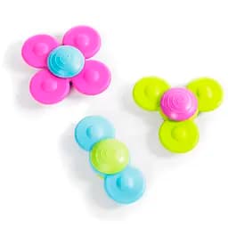 Набір прорізувачів-спіннерів із присосками Fat Brain Toys Whirly Squigz, 3 шт. (F210ML) - мініатюра 2