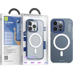 Чохол Blueo Dual Color Matte with MagSafe для Apple iPhone 15 Pro Max Dark Blue (B46-I15PMDBL) [102952] - мініатюра 3