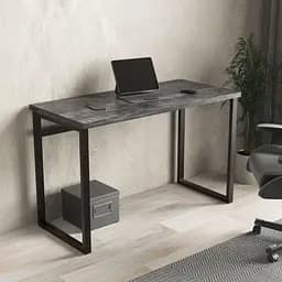 Компьютерный стол c массивной толстой столешницей Loft FHX-1 Бетон Темный