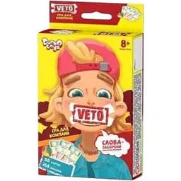 Настільна розважальна гра Danko Toys Veto міні (рус) (VETO-02-01U) (2000903506256)