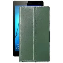 Чохол StatusCASE з екошкіри для планшету Huawei MediaPad T3 7 Темно-зелений