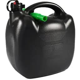 Каністра пластикова Poputchik з лійкою чорна 10 л 
