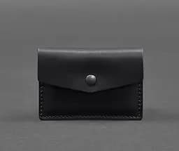 Кожаный кард-кейс 9.0 черный краст