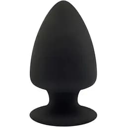 Анальна пробка SilexD (Model 1 size L) двошаровий силікон + Silexpan діаметр 7.5 см