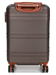 Валіза маленька S ABS-пластик Worldline Airtex 629 56×36×22см 38л Коричнева - мініатюра 4