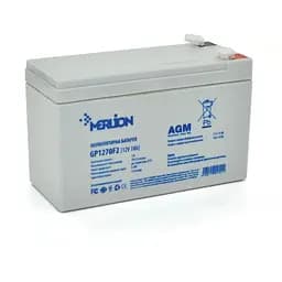 Акумуляторна батарея MERLION AGM GP1270F2 12 V 7Ah ( 150 x 65 x 95 (100) ) White Q10/480