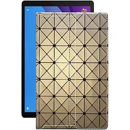 Чехол StatusCASE из экокожи для планшета Lenovo Tab M10 HD TB-X306 (2 Gen) Золотой ромб