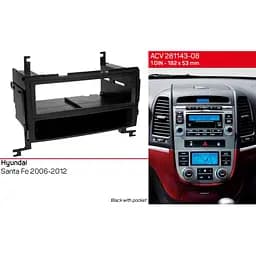 Перехідна рамка Hyundai Santa Fe ACV 281143-08 - мініатюра 4