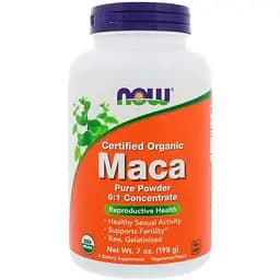 Мака Now Foods Maca вегетаріанський сертифікований порошок 198 г