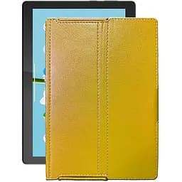 Чехол StatusCASE из экокожи для планшета Lenovo Tab M10 GHD X605FC Желтый