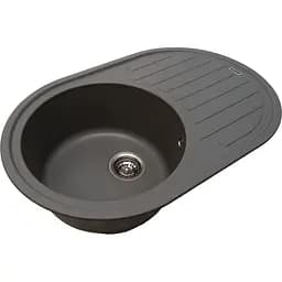 Кам'яна мийка Ventolux Emilia Gray Quartz 755х490х210 мм