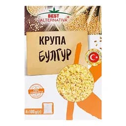 Булгур Бест Альтернатива 400 г (4 пакетиків по 100 г)