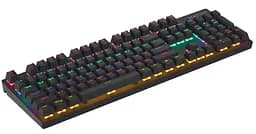 Клавіатура HATOR Starfall Rainbow Origin Red RGB USB Black (HTK-608) Б/в - мініатюра 3