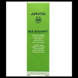 Крем для шкіри навколо очей Apivita Bee Radiant для захисту від ознак старіння та слідів втоми 15 мл - мініатюра 3