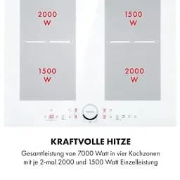 Індукційна плита Klarstein Delicatessa 60 7000Вт (10033027) - мініатюра 2