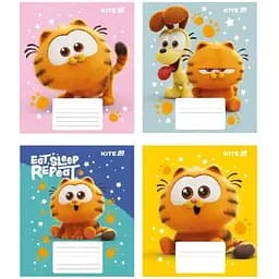 Зошит учнівський "Garfield" Kite GF25-235 12 аркушів1 шт. в асортименті