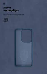 Чехол ArmorStandart ICON для Xiaomi Poco F6 Dark Blue (ARM73513) - мініатюра 4