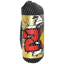 Боксёрский набор груша с перчатками золотой (M 6122)