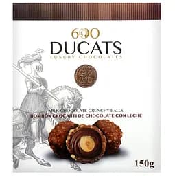 Конфеты 600 Ducats с начинкой из какао в молочном шоколаде, 150 г (765470)