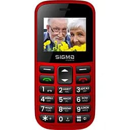 Мобільний телефон Sigma Мobile Comfort 50 Easy Red 4827798585221 UA-UCRF (131384)