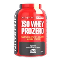 Протеїн Iso Whey ProZero 2.25 кг - Полуничний чізкейк Nutrend vit0003689
