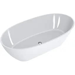 Ванна Mraggo Estella глянцева з литого мармуру 1680x830x560 00313401 Білий