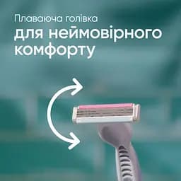 Станки для гоління одноразові Venus 3 Colors 3 шт. - мініатюра 4