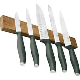 Набор ножей с магнитной планкой Berlinger Haus Matte Green Collection (BH-2978)