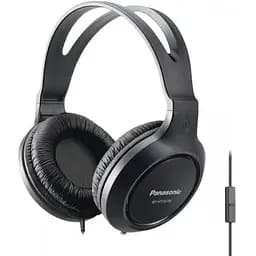 Навушники повнорозмірні провідні Panasonic RP-HT161E-K чорні RP-HT161E-K
