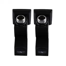 Набір кутових кранів Solomon LUX 8888-CUBE 1/2" із американкою Black 30412 - мініатюра 4
