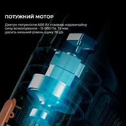 Ручний пилосос Xiaomi Deerma Corded Hand Stick Vacuum Cleaner (DX115C) - мініатюра 4