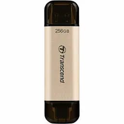 Флеш-накопичувач Transcend USB 256GB JetFlash 930 Gold-Black USB 3.2/Type-C (TS256GJF930C)
