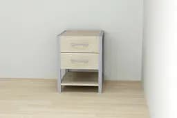 Тумба універсальна Ferrum-decor Вів'єн 2/1 50x41x40 сірий ДСП Дуб Сонома 16мм (FRD-104183)