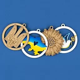 Дитячий набір заготовок "З Україною в серці" Bambi UKR-LOVE 7,5х8 см - мініатюра 6