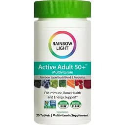 Мультивітаміни Rainbow Light Active Adult 50+, 50 таблеток