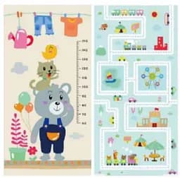 Килимок ігровий (ТЕРМО) 2-х сторонній EVA, 180x200x0.8 см, у сумці, D-14710-36352