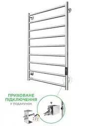 Электрический полотенцесушитель Mario Урбан-I 810x500/85 TR K 2.0 таймер-регулятор 2.3.8300.10.Р, Хром, универсальное (коннектор), Электронный
