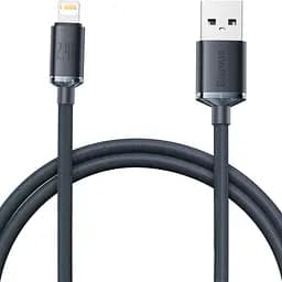 Кабель Baseus Crystal Shine Series USB Lightning 2.4 A 2m Black (CAJY000101)