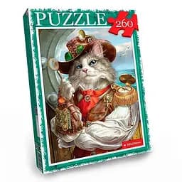 Пазл Кот в шляпе Danko Toys C260-13-01, 260 эл.