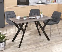 Обідній стіл Ішла 120-65 Loft Design Закруглені кути (Дуб Палена)