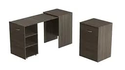 Стол-тумба трансформер Смарт 1/1 Ferrum-decor 750x1450x500 ДСП Дуб Сонома Трюфель 16 мм (FRD-105071)