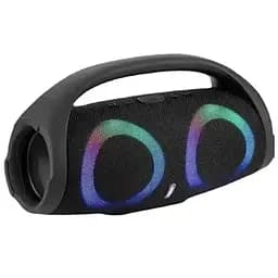 Портативная Вluetooth колонка Boombox 2 B15/ 8172 Бумбокс RGB‑подсветка 1800 mAh 2х5 Вт microSD Вlack