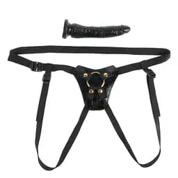 Страпон Fetish Fantasy Gold Designer 18 см чорний