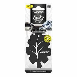 Освежитель воздуха Winso Lucky Leaf, ароматизатор целлюлозный, Black Diamond(539050)